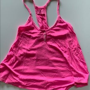 Hot pink flowy tank top